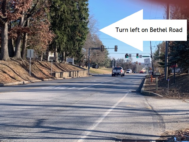 [View from Skippack Pike southbound]